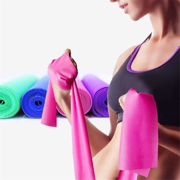 Set De 3 Bandes élastiques Fitness - Résistance Légère, Moyenne, Forte | Sac Et Mètre Ruban Inclus
