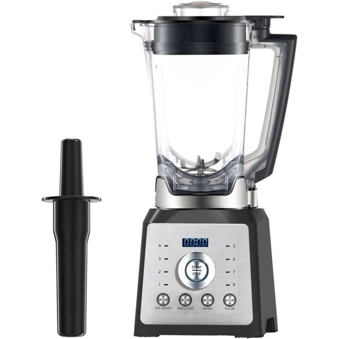 UTEN Blender électrique,1800W Blender Smoothie Mixeur Puissant 2L 18