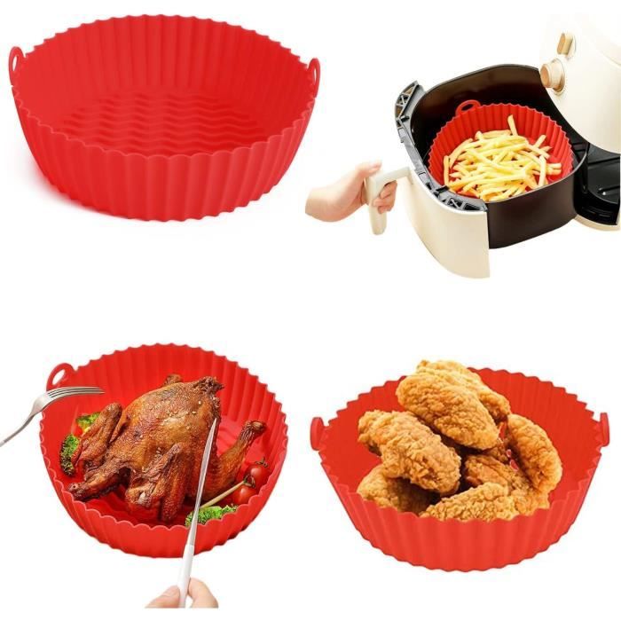 Aimants En Silicone Pour Air Fryer - Fixent Le Papier Sulfurisé, Résistants à La Chaleur, Couleur Assortie