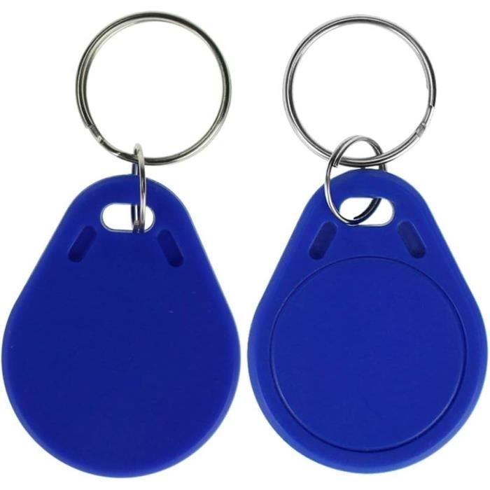 Lot De 5 Porte-clés RFID UID 13,56 MHz Reprogrammables - MF 1K S50 - ISO14443A - Pour Contrôle D'accès, Fidélité, Identification