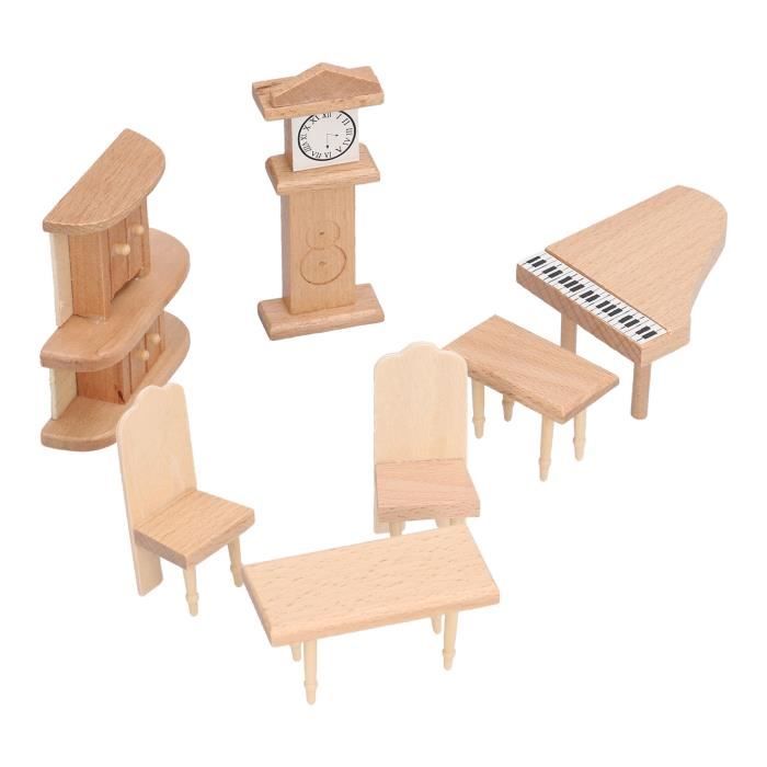 Miniature En Bois pour Décor D'accessoires de Meubles de Maison de 1:12