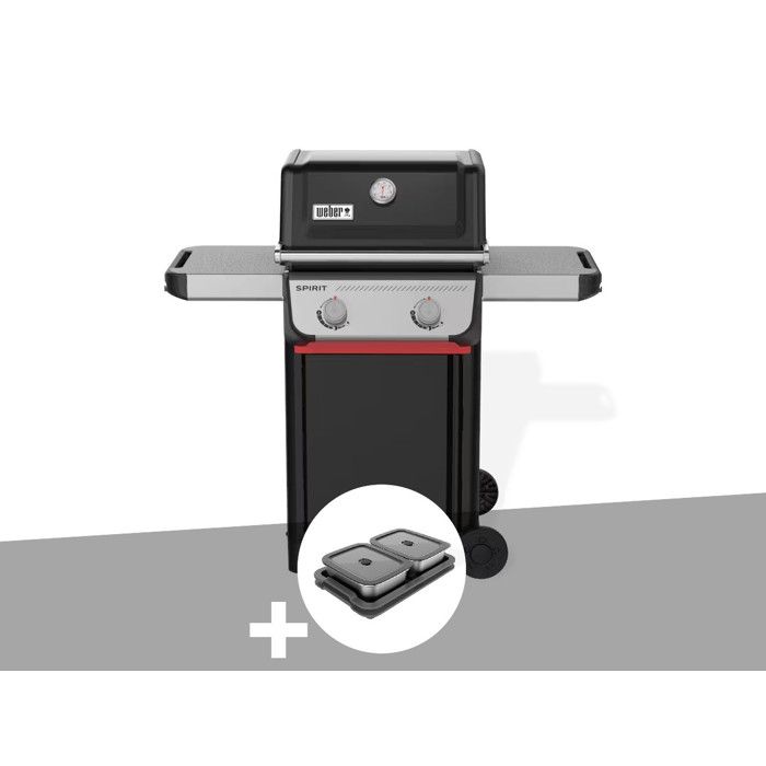 Barbecue à gaz Spirit E-210 + Kit de préparation et de service - Weber