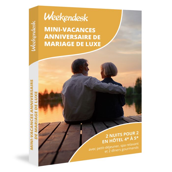 Weekendesk - Coffret cadeau - Mini-vacances noces de luxe - 2 nuits ...