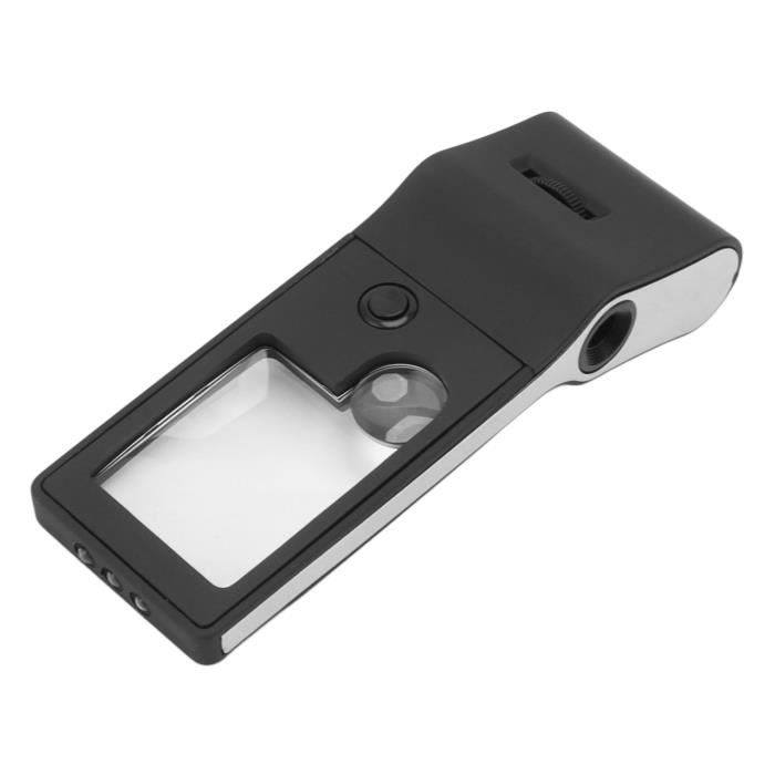 Loupe éclairée Carson SV-50 - Grossissement 5x - Lentille Asphérique 6,4cm - Piles AAA Non Incluses