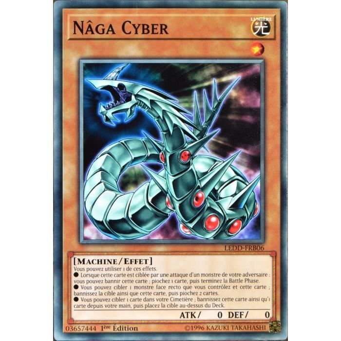 Carte Yu Gi Oh Ledd Frb06 Naga Cyber Neuf Fr Cdiscount Jeux Jouets