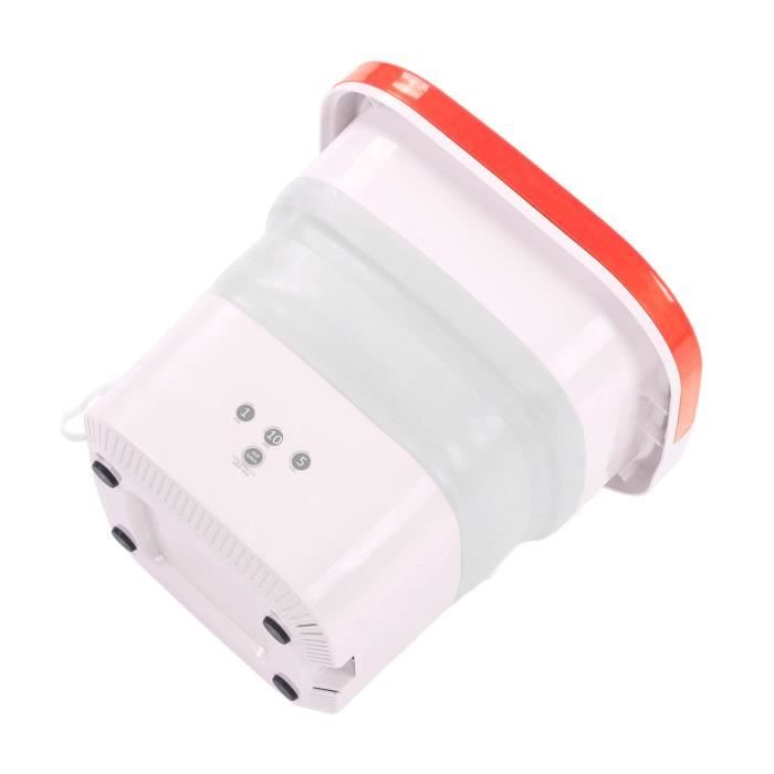 Dpofirs Mini Machine à Laver Pliable Conception Pliable De 7,5 L, Mini Machine à Laver Portable Fonctionnement Entièrement Automatique Fonction De Séchage Doux Pour Les Sous-vêtements (Vert