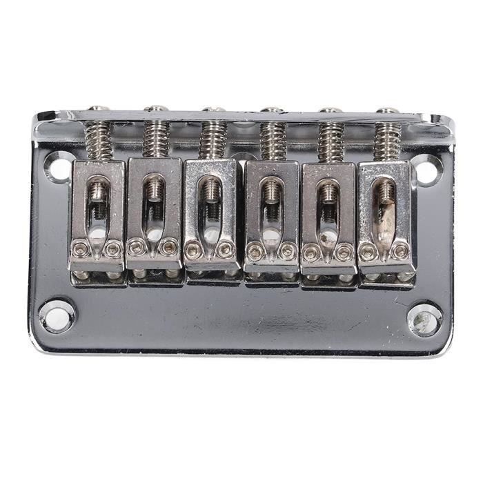 Cordier De Guitare électrique 6 Cordes - Pour Guitare Archtop, Alliage Zinc Doré/argent - 7