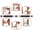 Barre de Traction de Porte Gym AIMEI - Noir et Rouge - Convient pour 80-130cm - Fitness - Régulier - 150kg-1
