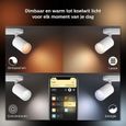 Philips Hue White and Color Ambiance FUGATO Spot 4x5.7W - Blanc-1