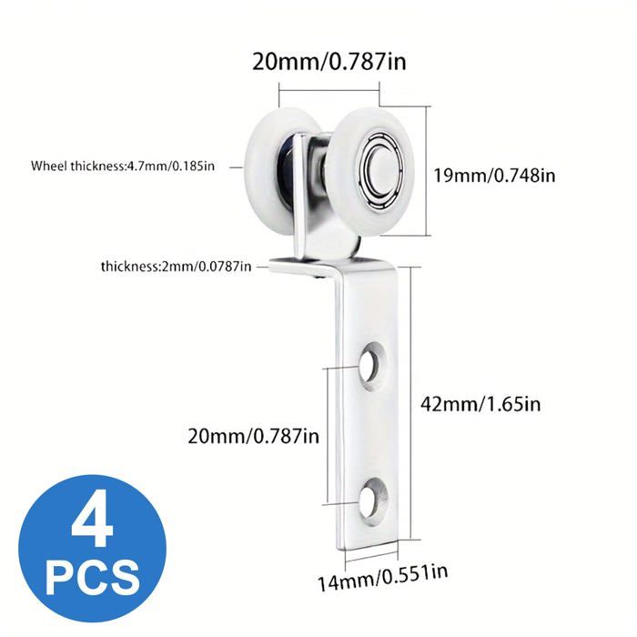 Lot De 3 Poulies De Fitness – Nylon Et Acier – 8,8 Cm – Silencieuses – Pour Câbles, Systèmes De Poulie Et Machines De Musculation