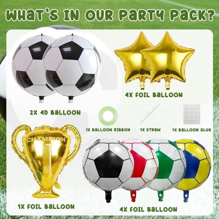 ifundom Lanternes en Papier Décoration de Fête Pliable 6 Pièces de Ballon de Football Blancs pour Jardin et Anniversaire Intérieur
