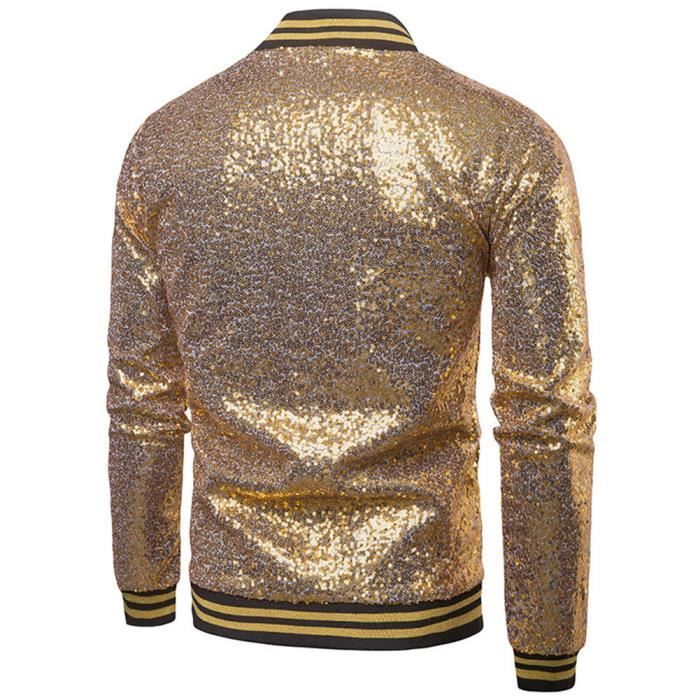 Bombers paillette outlet homme