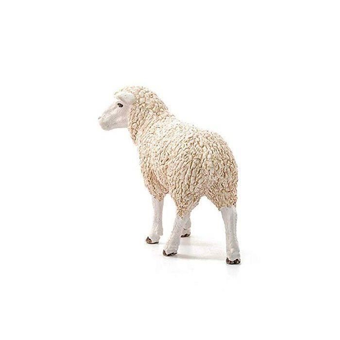 Schleich 13882 - Figurine Mouton FARM WORLD, Jouet Réaliste Dès 3 Ans, Taille 8,8 X 3,1 X 6 Cm