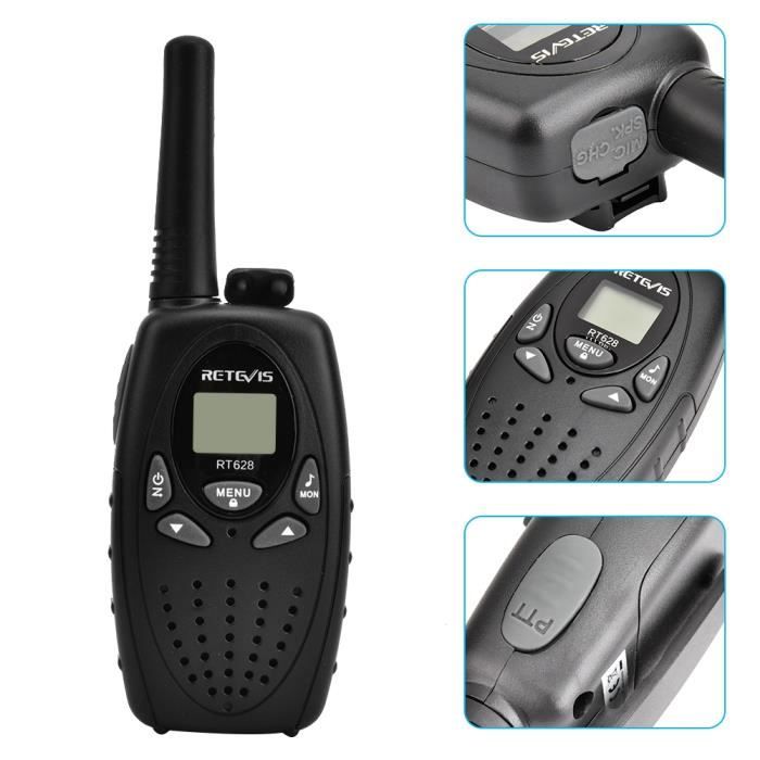 Retevis Radios Rt628 CHE 2 PCS Retevis RT628 Mini radio portative sans fil pour enfants ...