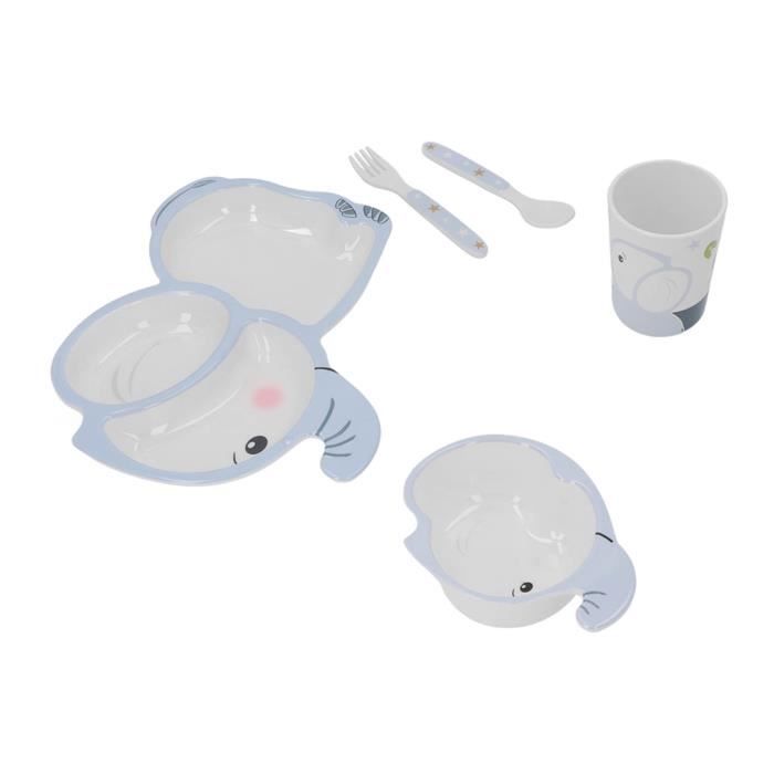 Sorrisini Ensemble de vaisselle pour enfant, Vaisselle réutilisable pour enfants, Services pour Enfant et adapté au micro-ondes, Set de table pour enfant, assiette et bol, tasse 260ml, Paw Patrol