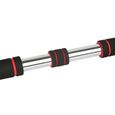 Barre de Traction de Porte Gym AIMEI - Noir et Rouge - Convient pour 80-130cm - Fitness - Régulier - 150kg-2