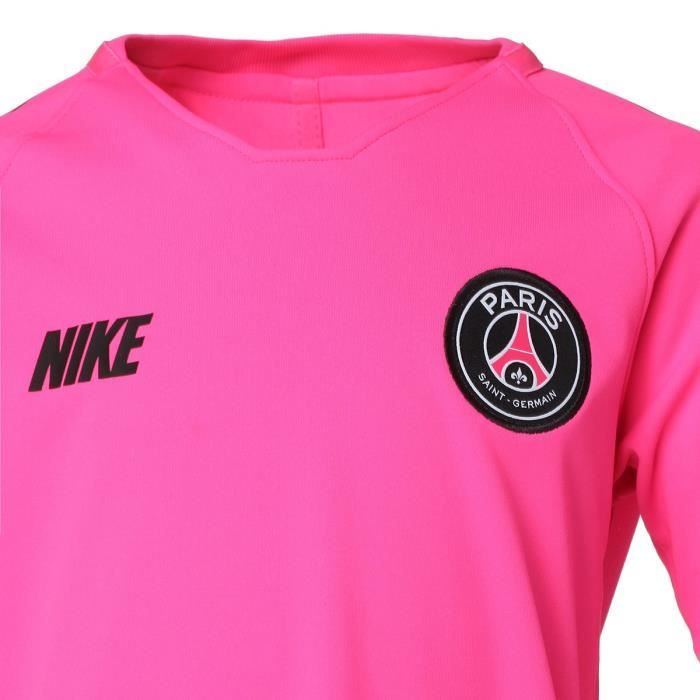 T shirt psg noir et rose best sale