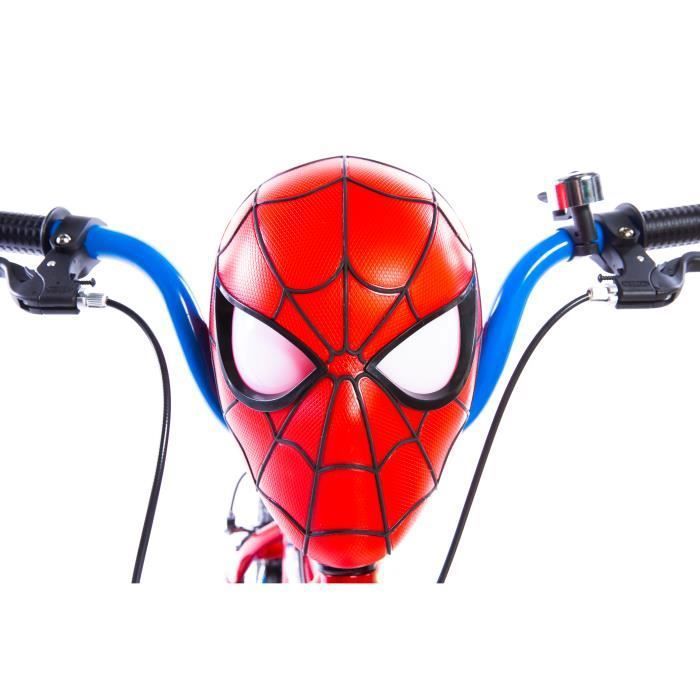 Velo Enfant Marvel Spiderman Roues 12 Age 3 5 ans 2 Freins Stabilisateurs Rouge Produit HUFFY Cdiscount Sport