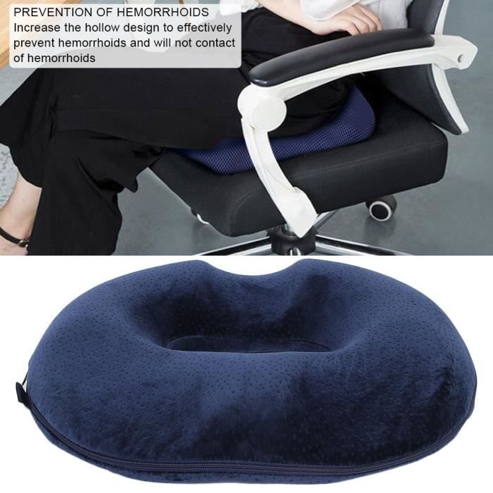 Coussin de siège orthopédique Coussin de coccyx en mousse à mémoire de  forme, coussin de chaise coussin hémorroïde respirant - Cdiscount Santé -  Mieux vivre