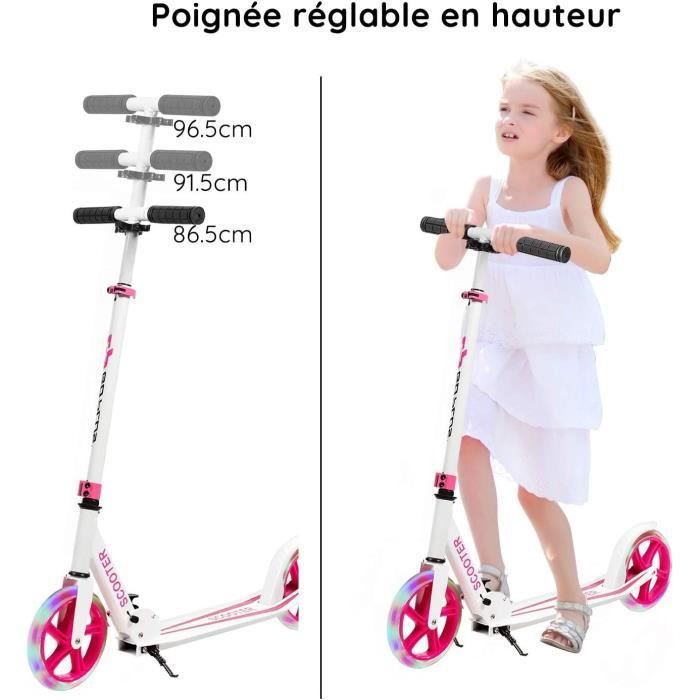 Giantex trottinette enfant 2 roues patinette enfant pliable