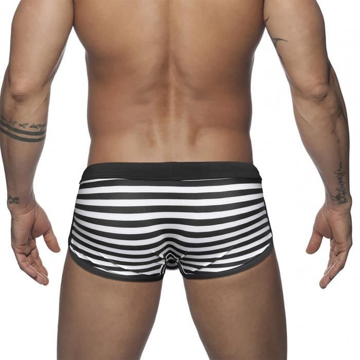 Maillot De Bain Homme Boxer Rembourré - Taille élastique, Séchage Rapide, Léger, Pour Piscine Et Plage
