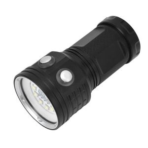 LetonPower Lampe plongée, 2000Lumens Lampe plongée sous marine,100m