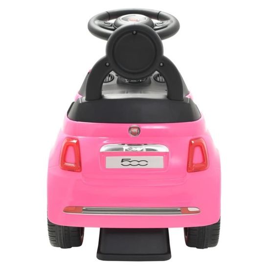 Yulinshop Voiture A Chevaucher Fiat 500 Rose Achat Vente