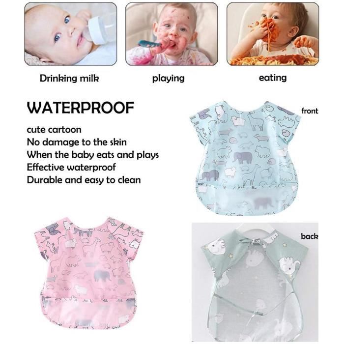 Tablier Bébé Peinture Bavoirs Cantine Maternelle Blouse De Fille Manche Tablier Bébé Peinture Bavoirs Cantine Maternelle Blouse De Fille Manche