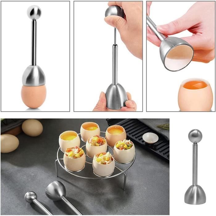 Lot De 5 Coquetiers En Silicone Coloré Fun - Porte-Œufs Original, Lavable Au Lave-Vaisselle, Anti-Dérapant