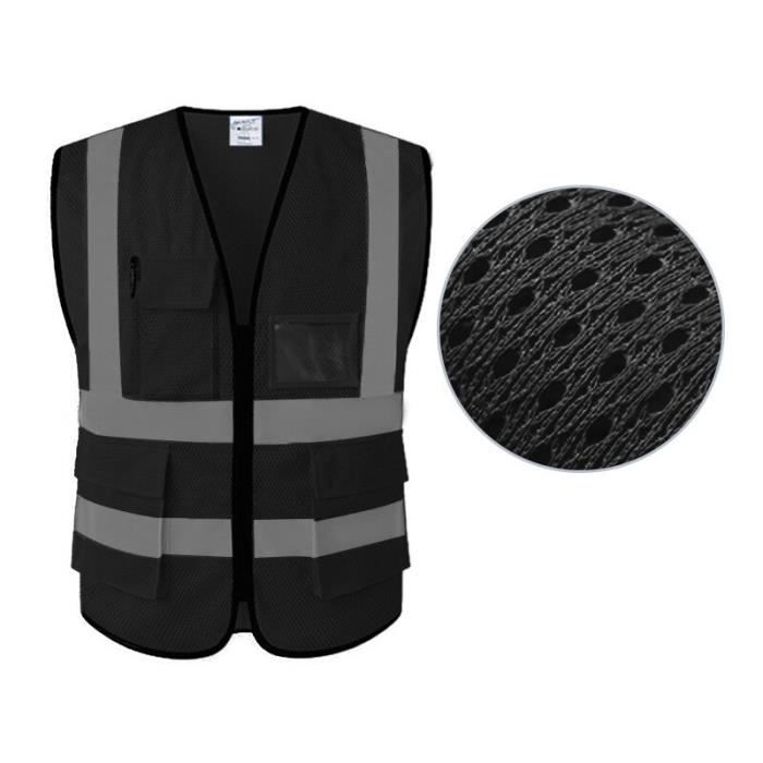 Gilet réfléchissant, gilet de sécurité respirant, haute visibilité réglable  pour la randonnée de nuit pour la marche à vélo - Cdiscount Sport