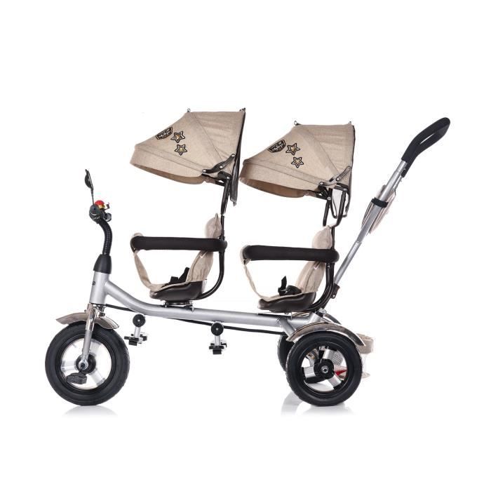 Cdiscount Tricycle Double Pour Jumeaux Vélo Tricycle Double Places
