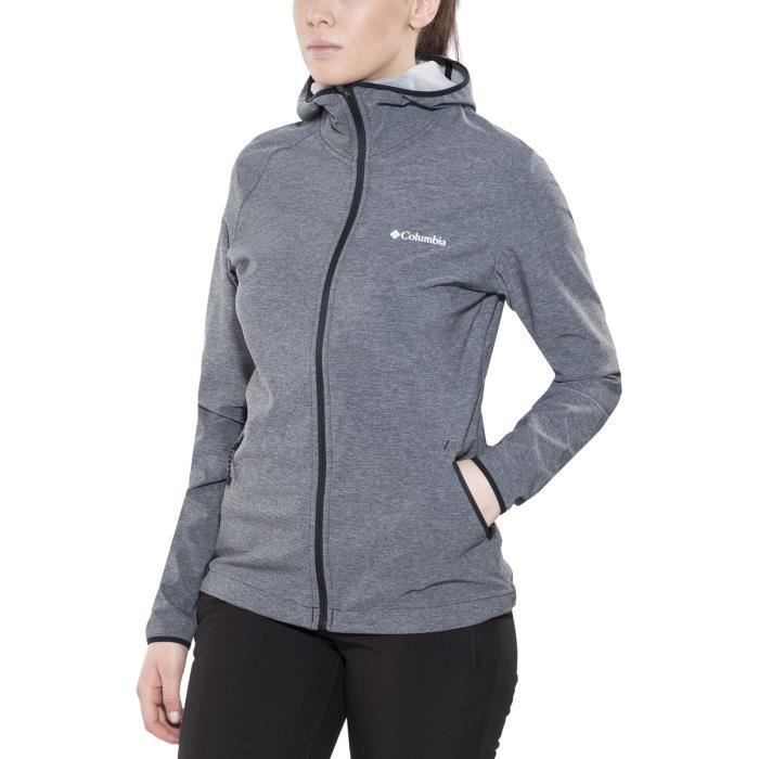 Veste Columbia Heather Canyon Femme Noir Extensible et Confortable Coupe Classique Noir Cdiscount Pret a Porter