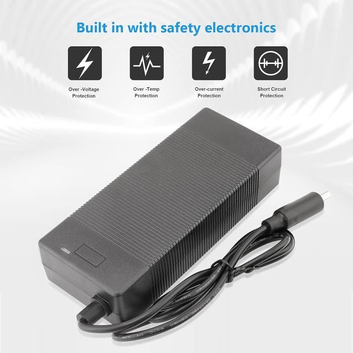 Chargeur Batterie 42V 2A Pour Vélo Électrique Trottinette - Alimentation 36V