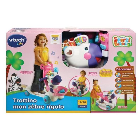 vtech trotteur zebre