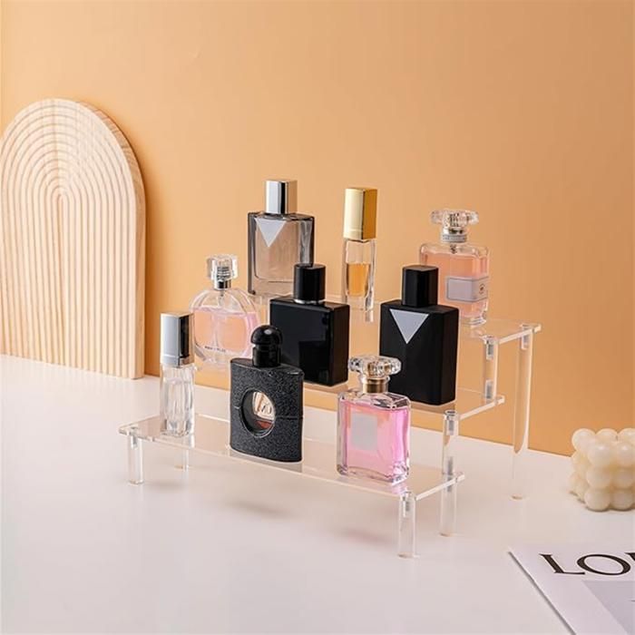 Présentoir En Acrylique Transparent Pour Collection De Parfums Ou Cosmétiques - Neuf