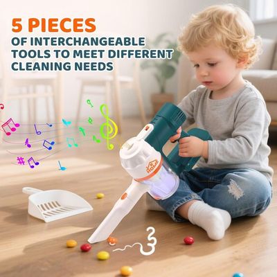 Aspirateur Enfant Fonction Son Et Aspiration Nettoyage Chari