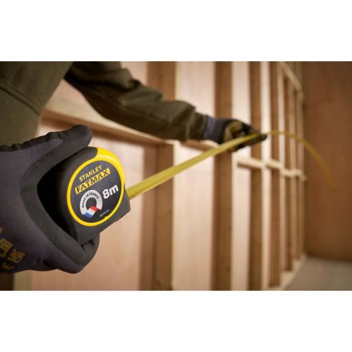 Lot De 2 Rubans Mètres STANLEY FatMax Classic – 5 M Et 8 M, Largeur 32 Mm Pour Mesures Précises