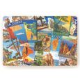 Set De Table Patchwork Affiches Retro Plm La Corse Et Sa Region
