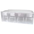 Housse de protection pour table rectangulaire - RIBILAND - 220x120x70cm - Gris - Plastique Résine-0