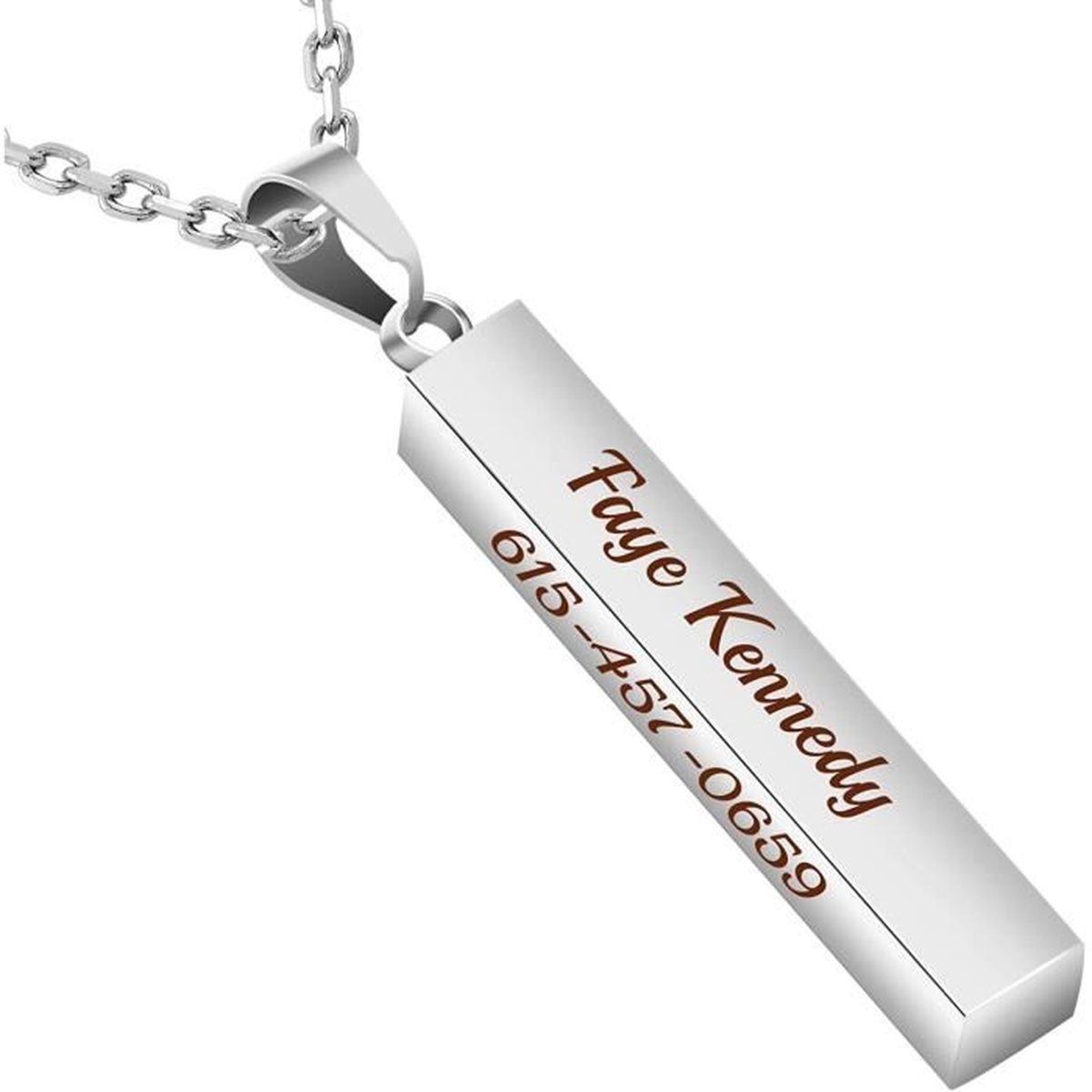 Bijoux gravé prenom clearance