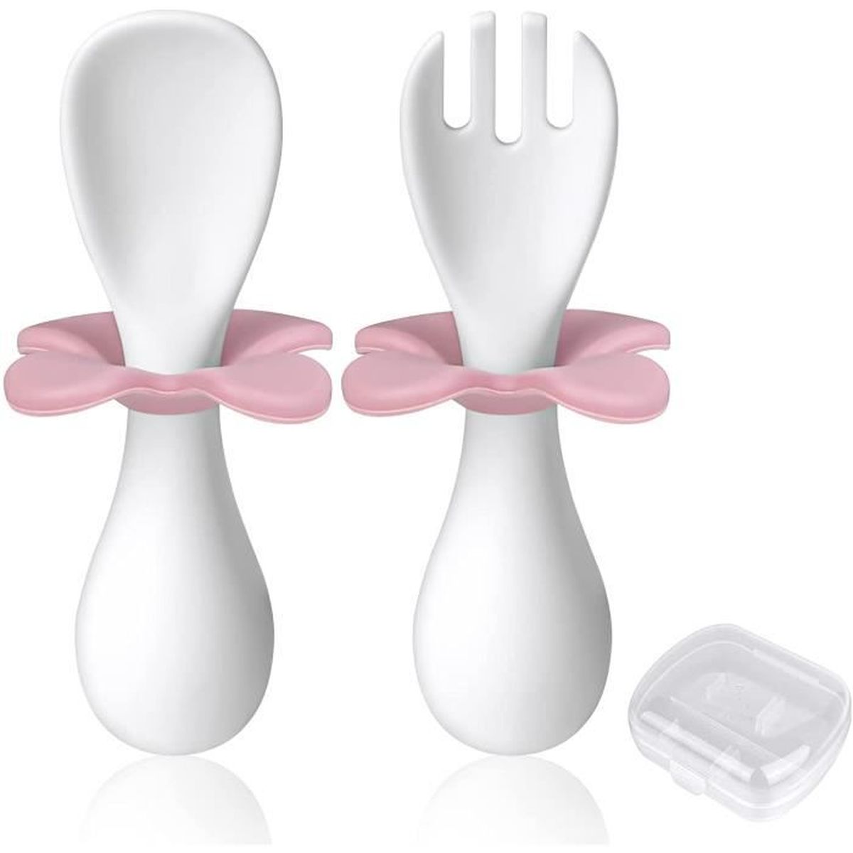 Vicloon Cuillères Bébé Silicone,4pcs Cuillere Bébé Souple Cuillère de Formation avec Fonction Bendable,Facile à Tenir, Parfait Auto-alimentation Cuillères D'apprentissage (Violet Beige Vicloon Cuillères Bébé Silicone,4pcs Cuillere Bébé Souple Cuillère de Formation avec Fonction Bendable,Facile à Tenir, Parfait Auto-alimentation Cuillères D'apprentissage (Violet Beige