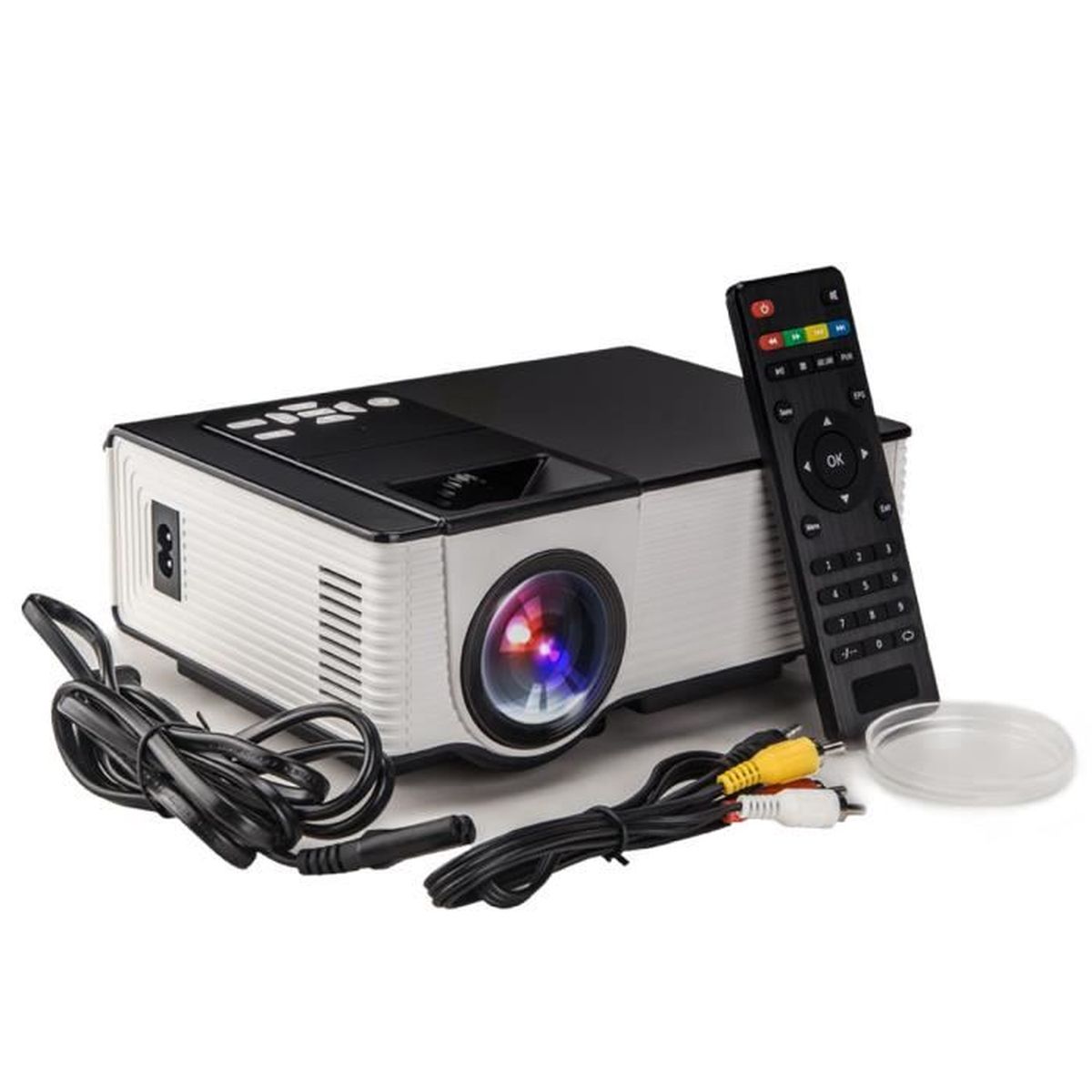 Vidéoprojecteur Wifi LED HD 1080P Mini Projecteur 800*480 1500 Lumens