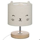 ATMOSPHERA CRÉATEUR D'INTÉRIEUR Lampe enfant chat gris H21cm - Atmosphera createur d'interieur - Gris