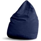 LUMALAND Luxury XL PLUS Pouf Beanbag stylé - 220L - Bleu