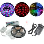 DIYIOT Ruban LED 5050 RGB 10M avec Télécommande IR, Ruban Lumineux 600LEDS Avec adaptateur secteur