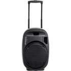IBIZA LIGHT IBIZA PORT12VHF-MKII - Système enceinte de sonorisation portable autonome 12”/30 cm avec USB, Bluetooth et 2 micros VHF - Noir
