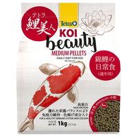 Tetra - Aliment en Boulettes Koi Beauty Medium Pellets pour Carpe Koï - 4L Blanc