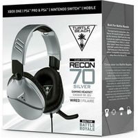 Casque Gaming Turtle Beach Recon 70 Gris - Filaire - PS4, Xbox One, Nintendo Switch