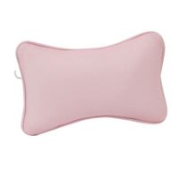 (Pink)Oreiller repose-tête antidérapant, coussin de bain, Spa, maille 3D, baignoire avec ventouses pour le cou et le dos, fourniture