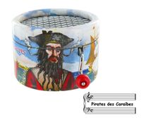 Boîte à musique Pirates des Caraïbes - LUTECE CREATIONS - PIRATES-02 - 18 notes - Bleu